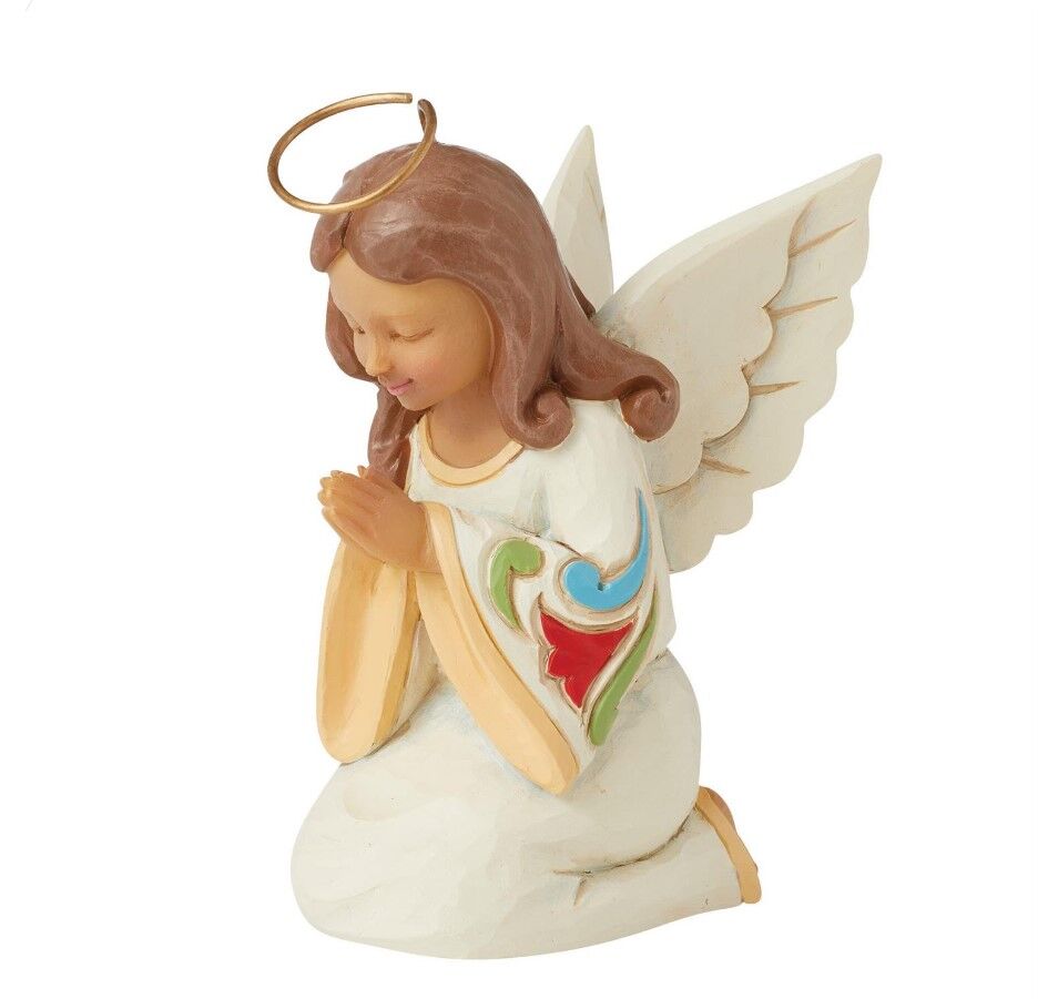 Jim Shore Heartwood Creek - Praying Angel Mini Figurine