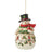 Jim Shore Heartwood Creek - Snowman with Cardinal Hanging Ornament