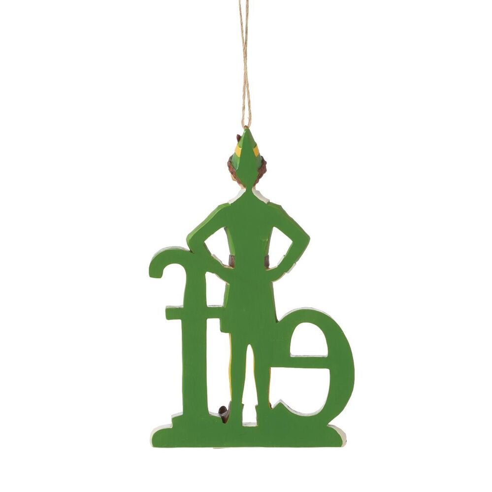 Elf by Jim Shore - Buddy Elf Word Hanging Ornament