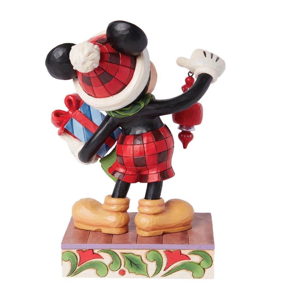 Jim Shore Disney Traditions - Santa Mickey with Present Holiday Limited Edition