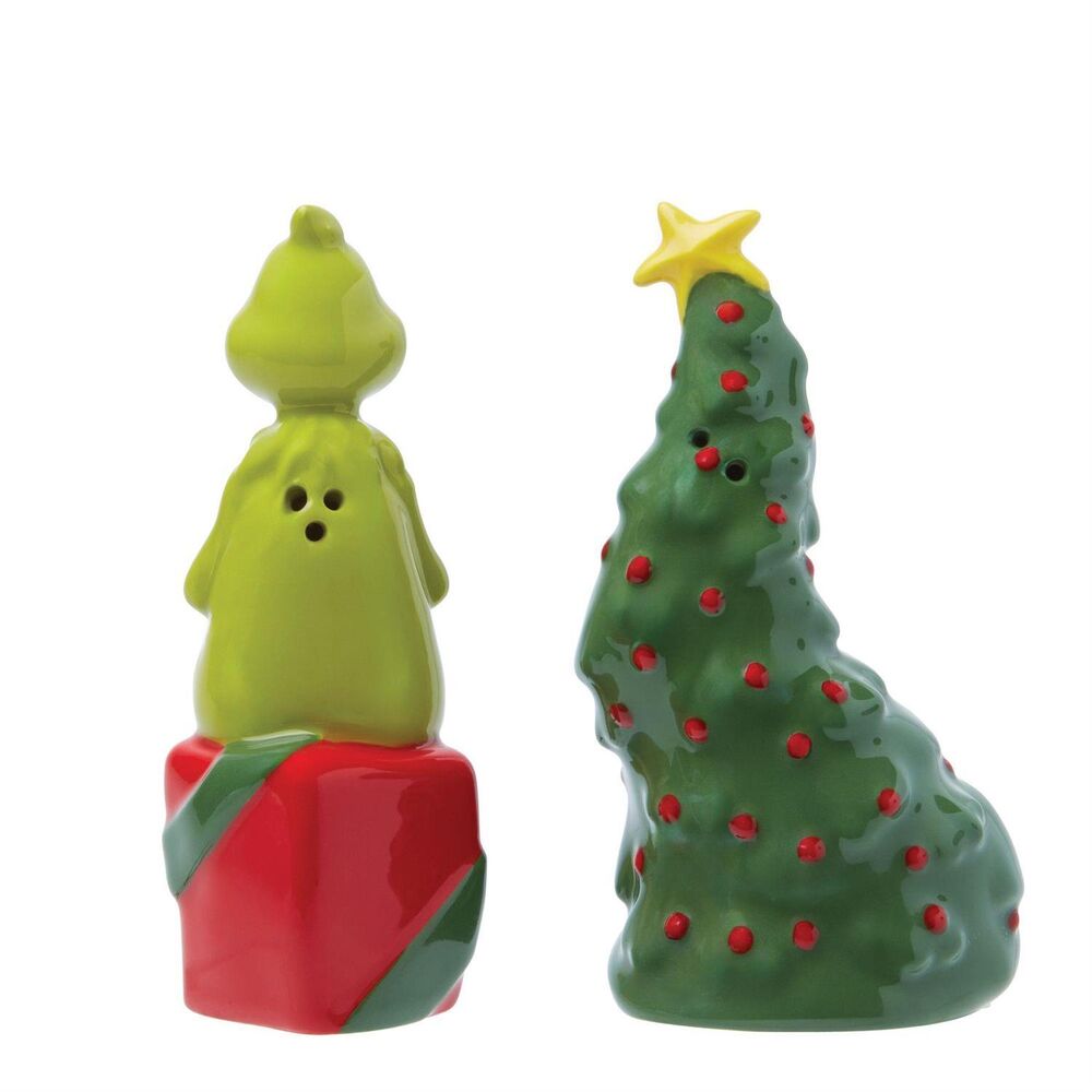 Dr Seuss The Grinch by Dept 56 - Grinch & Presents Salt and Pepper Set