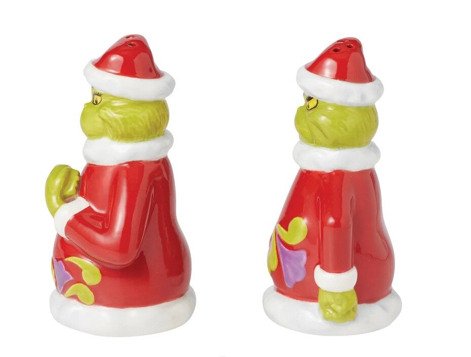 Dr Seuss The Grinch by Jim Shore - Grinch Naughty/Nice Salt & Pepper (Set of 2)