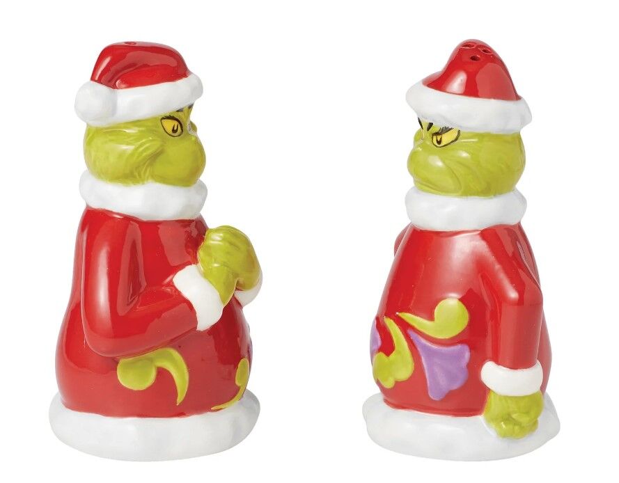 Dr Seuss The Grinch by Jim Shore - Grinch Naughty/Nice Salt & Pepper (Set of 2)