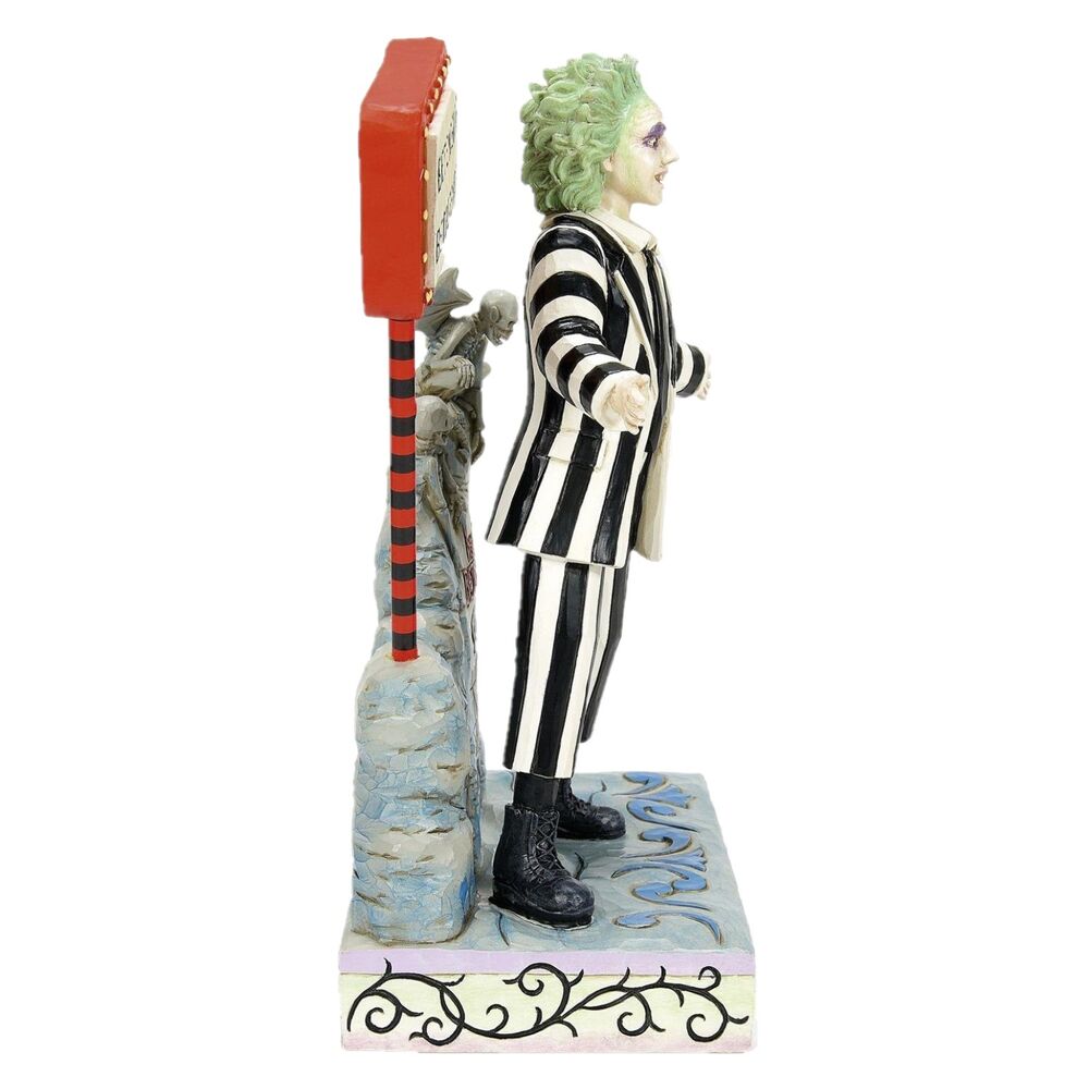 Beetlejuice by Jim Shore - Beetlejuice LED Sign & Gravestone