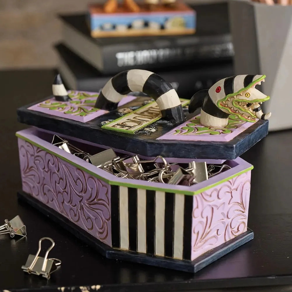 Beetlejuice by Jim Shore - Beetlejuice Coffin Trinket Box