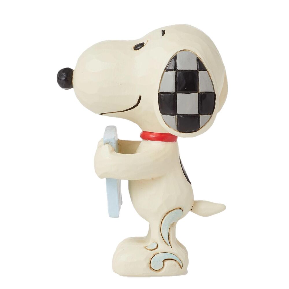 Peanuts by Jim Shore - Snoopy with Love Sign Mini Figurine