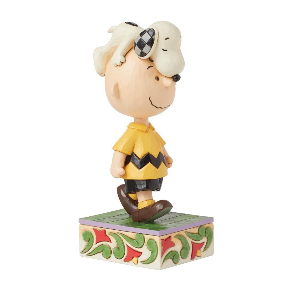 Peanuts by Jim Shore - Snoopy on Charlie Brown's Head