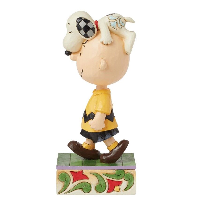 Peanuts by Jim Shore - Snoopy on Charlie Brown's Head