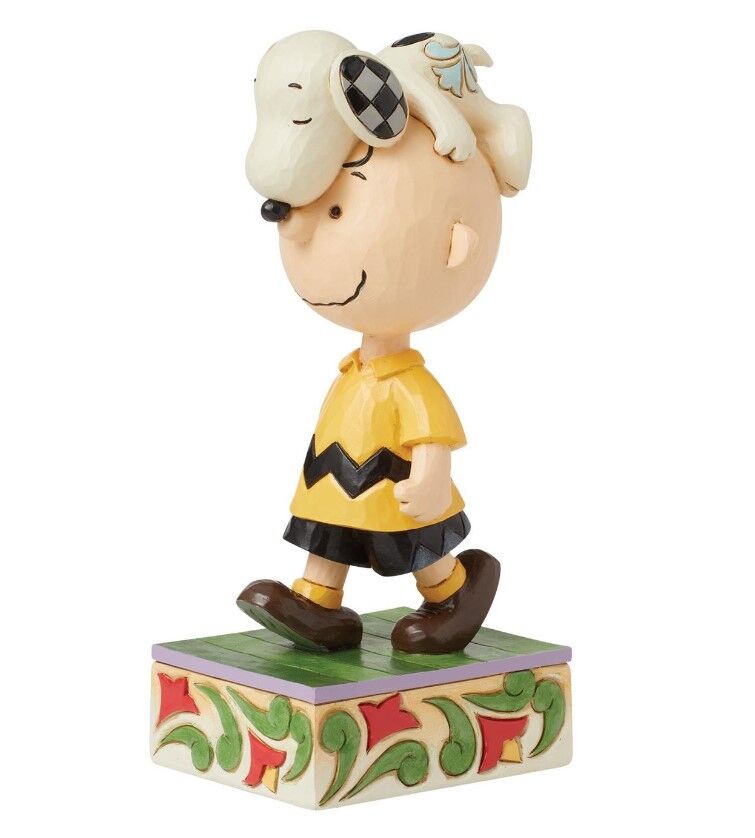 Peanuts by Jim Shore - Snoopy on Charlie Brown's Head