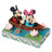 Jim Shore Disney Traditions - Mickey & Minnie LED Love Rowboat