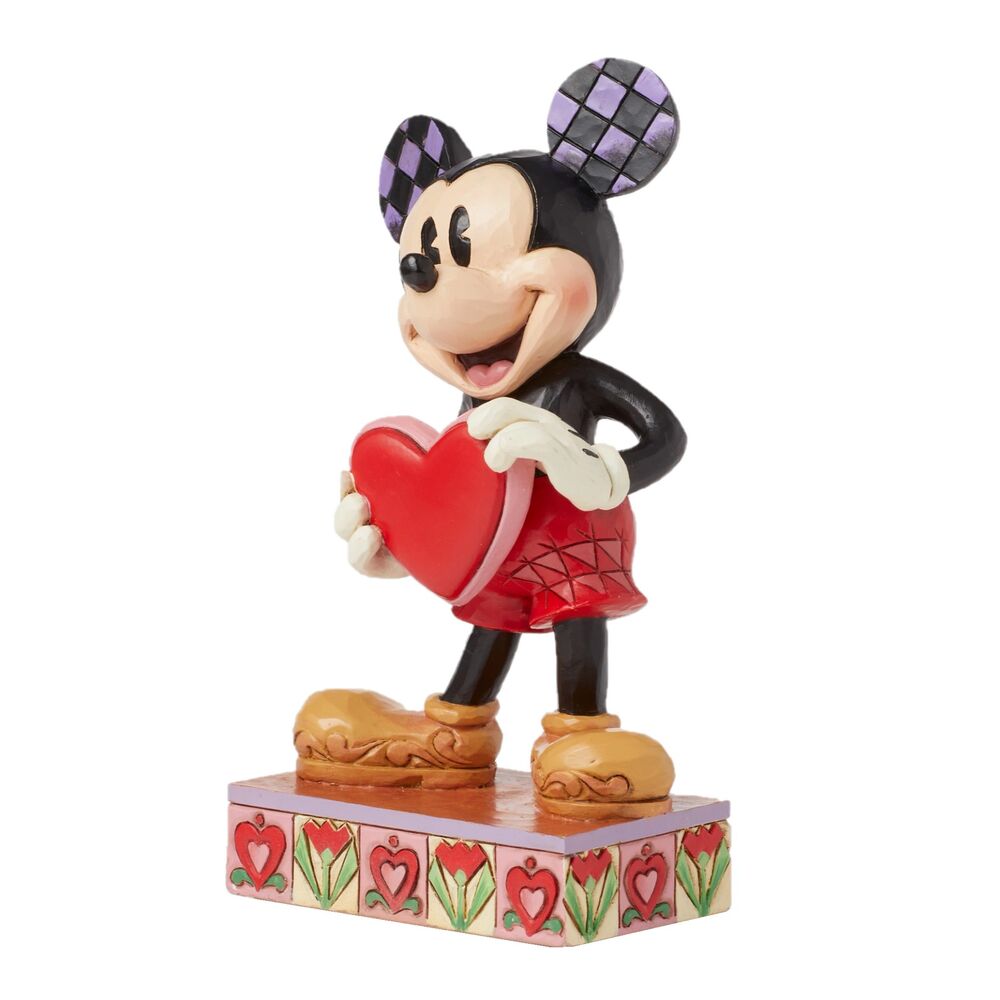 Jim Shore Disney Traditions - Mickey Heart Personalisable