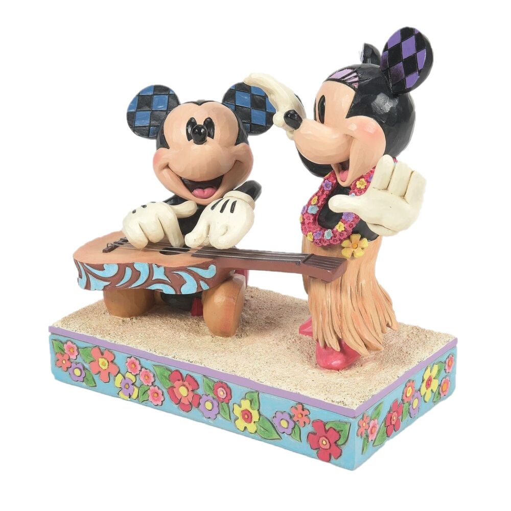 Jim Shore Disney Traditions - Mickey & Minnie Hawaii