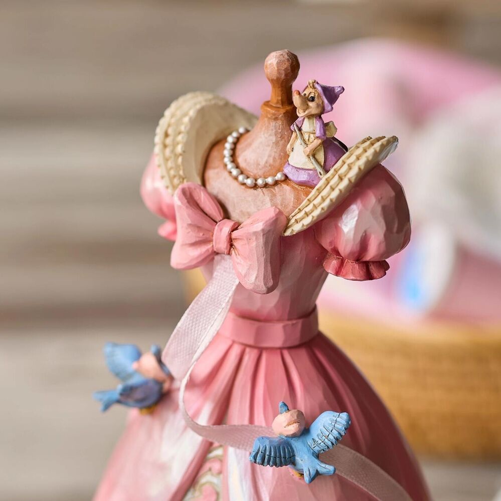 Jim Shore Disney Traditions - Cinderella's Pink Dress Musical Figurine