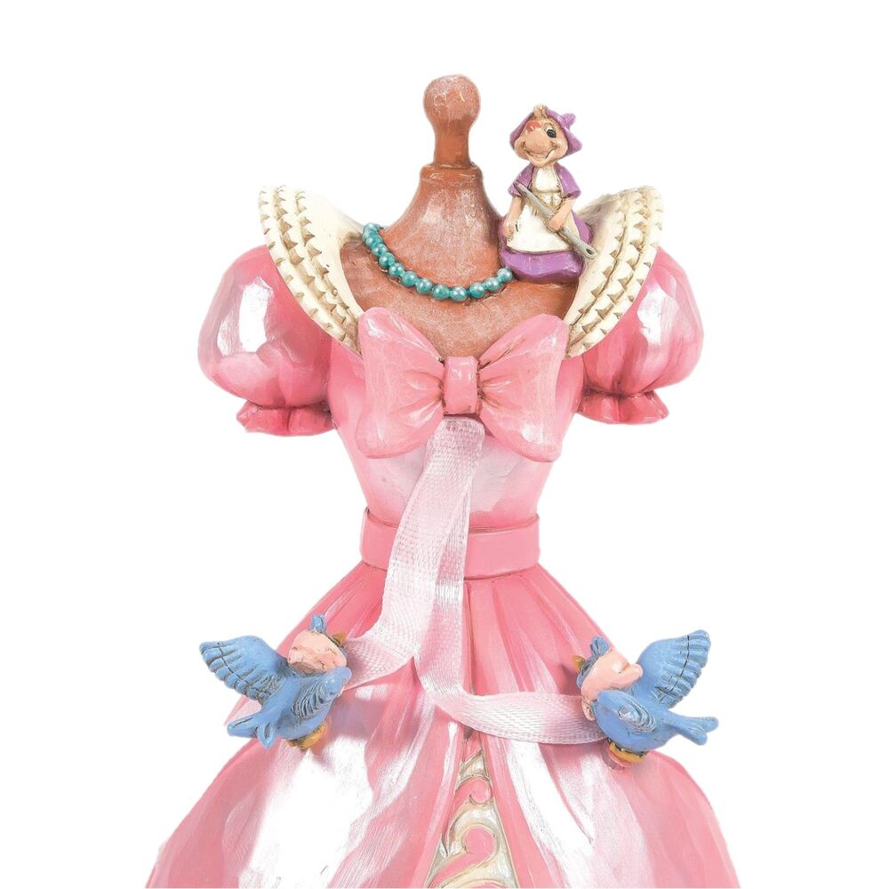 Jim Shore Disney Traditions - Cinderella's Pink Dress Musical Figurine