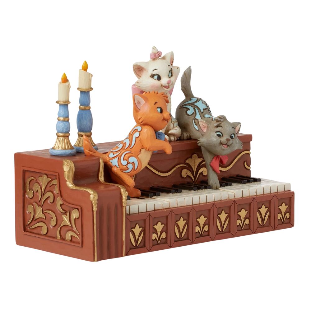 Jim Shore Disney Traditions - Aristocats Kittens Piano