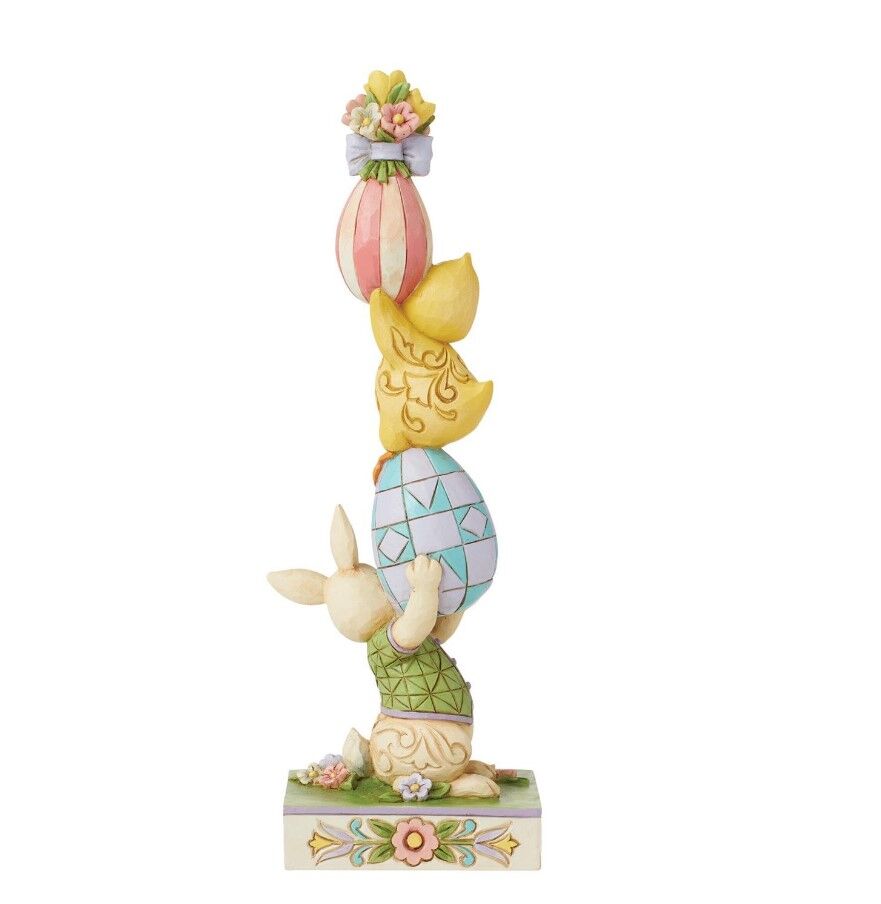 Jim Shore Heartwood Creek - Stacked Bunny and Eggs