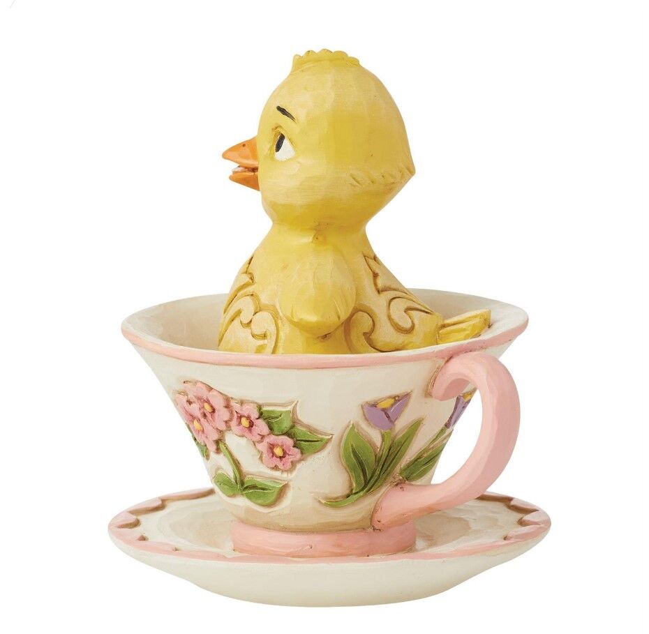Jim Shore Heartwood Creek - Chick in Teacup Mini Figurine
