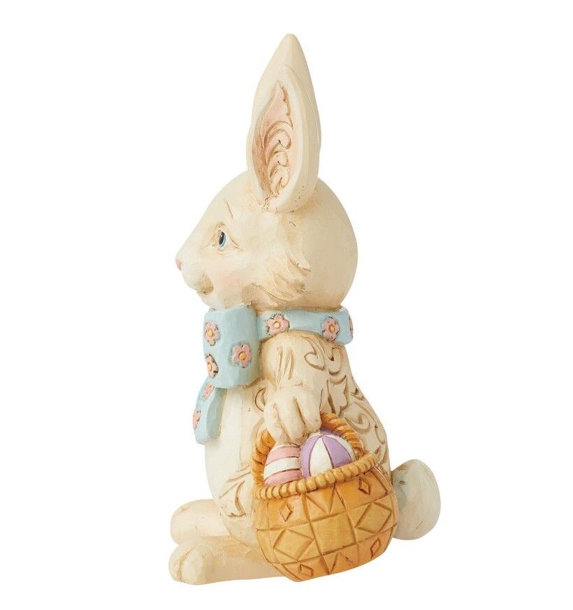 Jim Shore Heartwood Creek - Easter Bunny with Bow Pint Sized Figurine