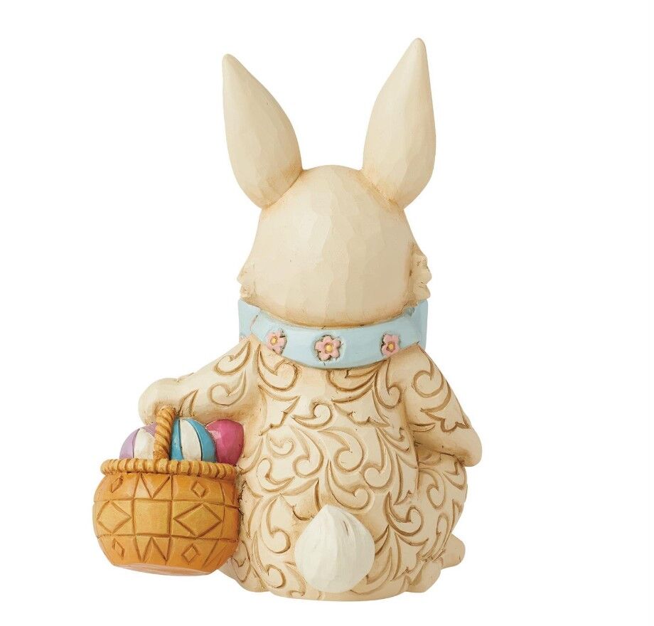 Jim Shore Heartwood Creek - Easter Bunny with Bow Pint Sized Figurine