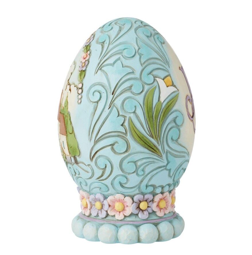 Jim Shore Heartwood Creek - Egg with Church Scene