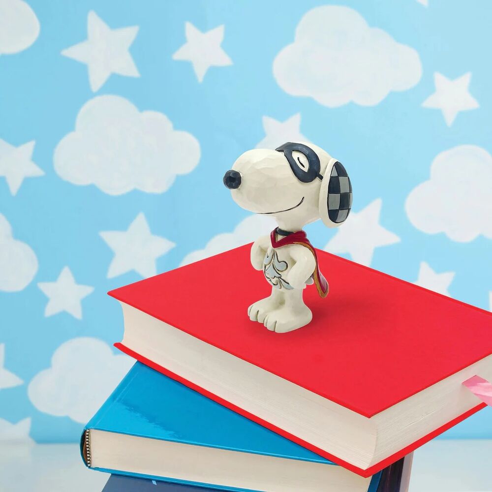 Peanuts by Jim Shore - Superhero Snoopy Mini Figurine