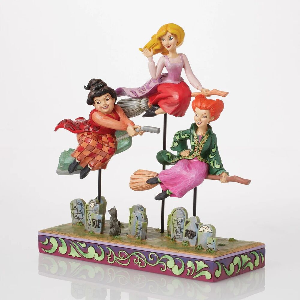 Jim Shore Disney Traditions - Hocus Pocus - Sanderson Sisters Flying