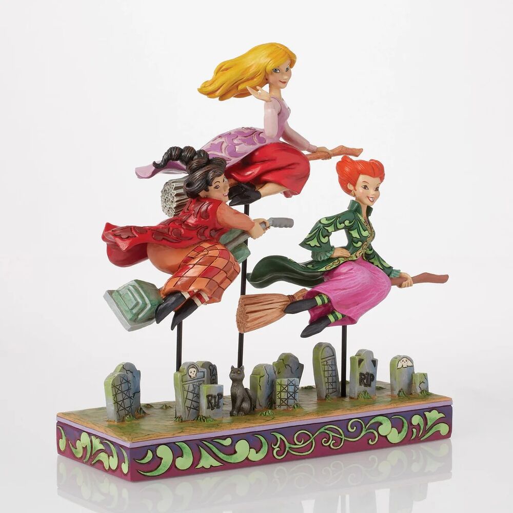 Jim Shore Disney Traditions - Hocus Pocus - Sanderson Sisters Flying