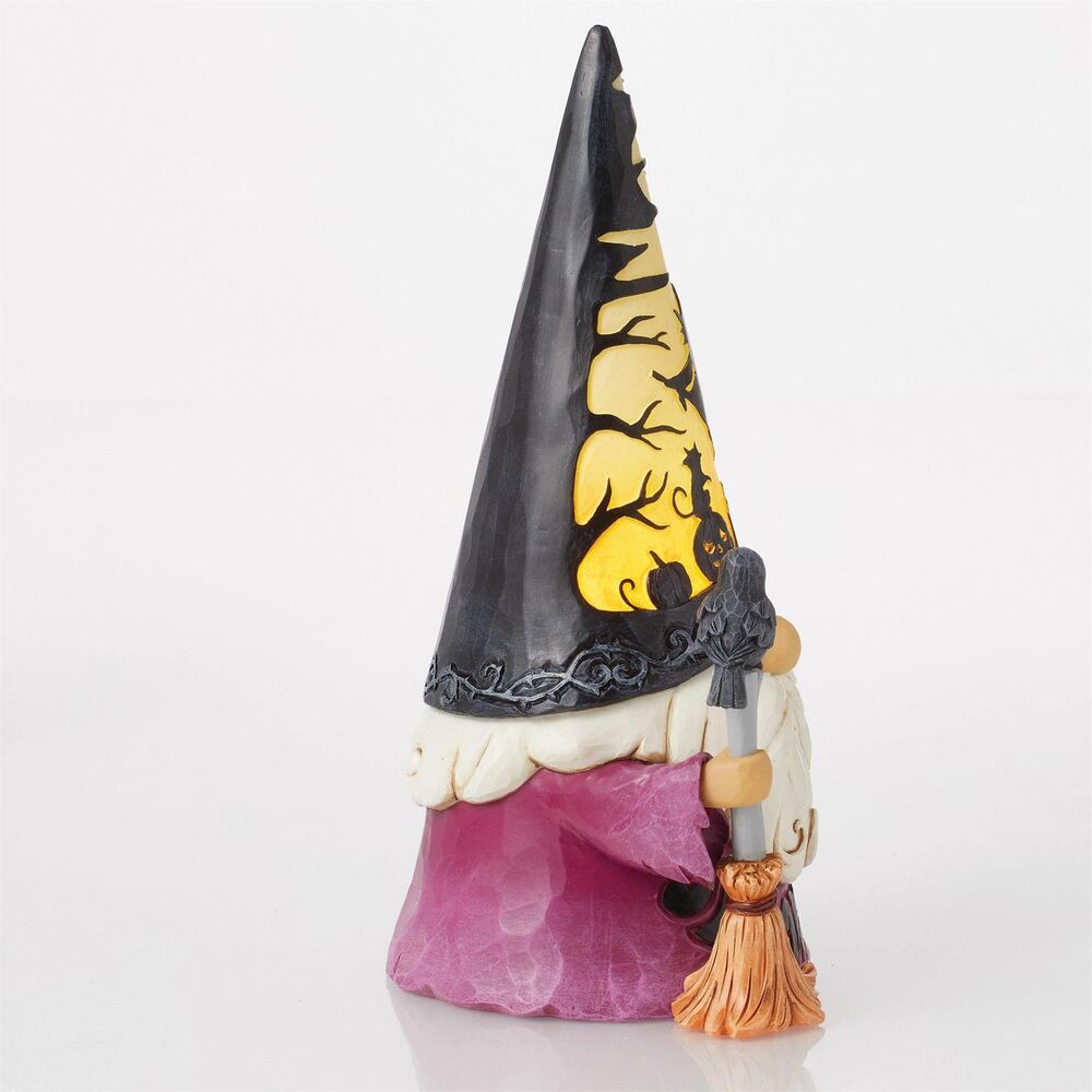Jim Shore Heartwood Creek - Wizard with LED Scene Hat