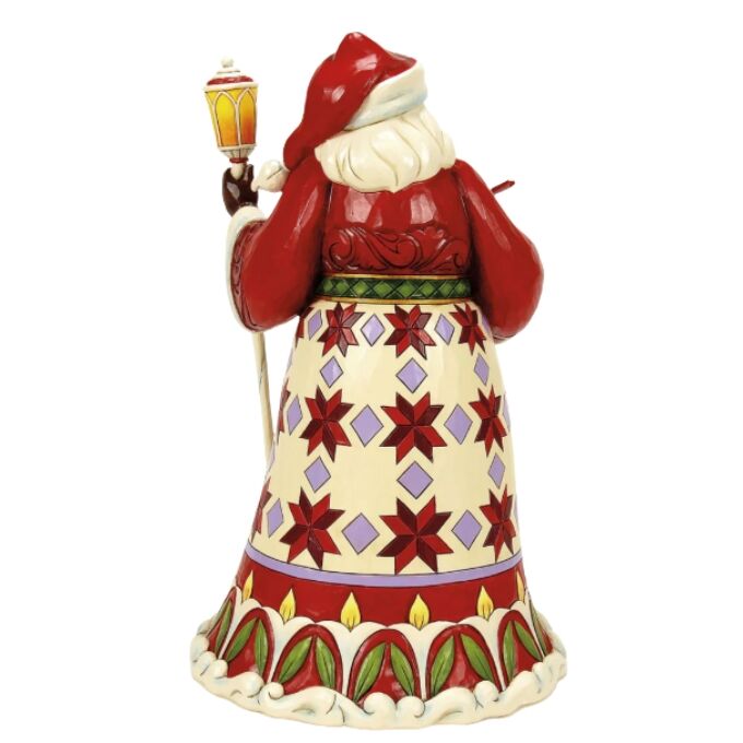 Jim Shore Heartwood Creek - Santa with Cardinal on Hand