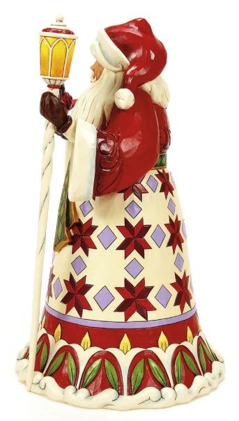 Jim Shore Heartwood Creek - Santa with Cardinal on Hand