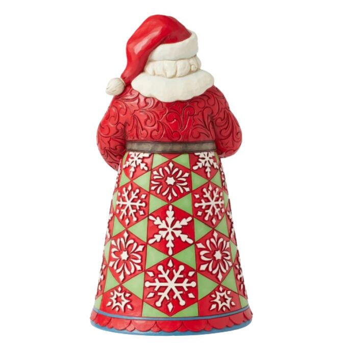 Jim Shore Heartwood Creek - Santa Holding Mini Globe