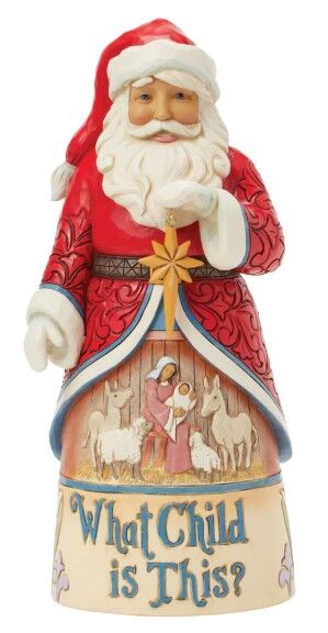Jim Shore Heartwood Creek Song Series - What Child Is This Santa