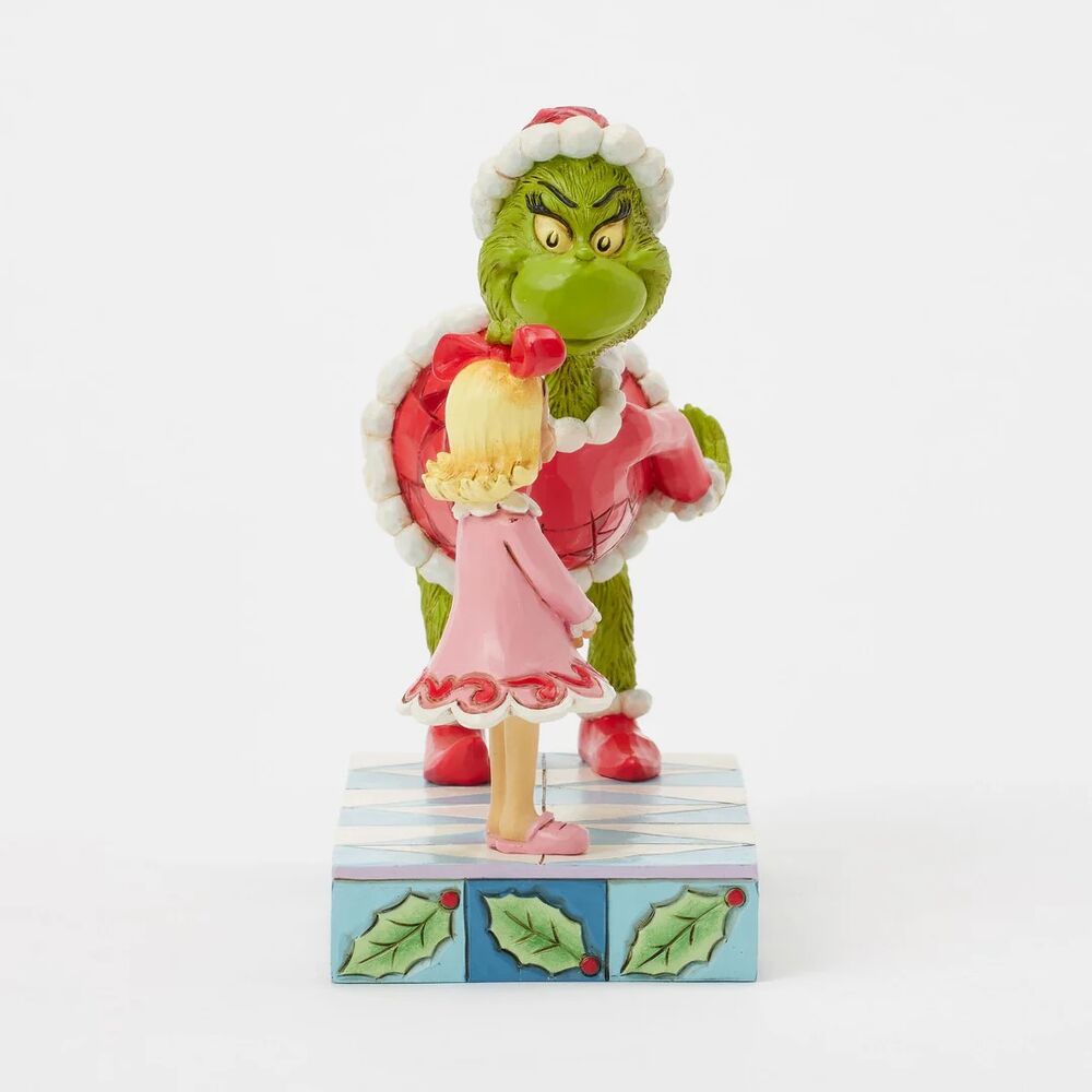 Dr Seuss The Grinch by Jim Shore - Grinch Patting Cindy Lou's Head