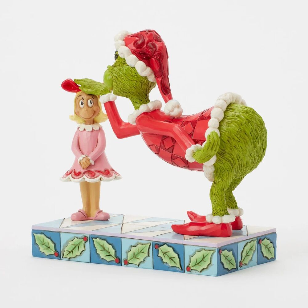 Dr Seuss The Grinch by Jim Shore - Grinch Patting Cindy Lou's Head