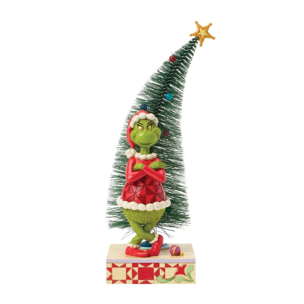 Dr Seuss The Grinch by Jim Shore - Grinch with Sisal Tree