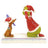 Dr Seuss The Grinch by Jim Shore - Max Holding Mirror For Grinch