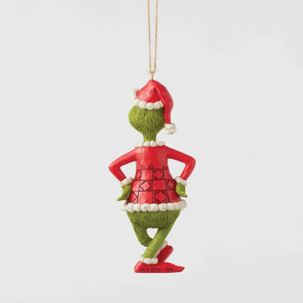 Dr Seuss The Grinch by Jim Shore - Grinch with Hands on Hips Hanging Ornament