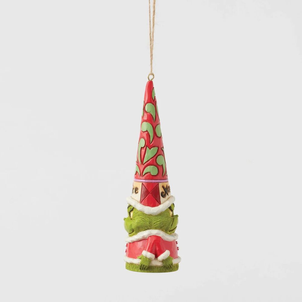 Dr Seuss The Grinch by Jim Shore - Grinch Naughty/Nice Gnome Hanging Ornament