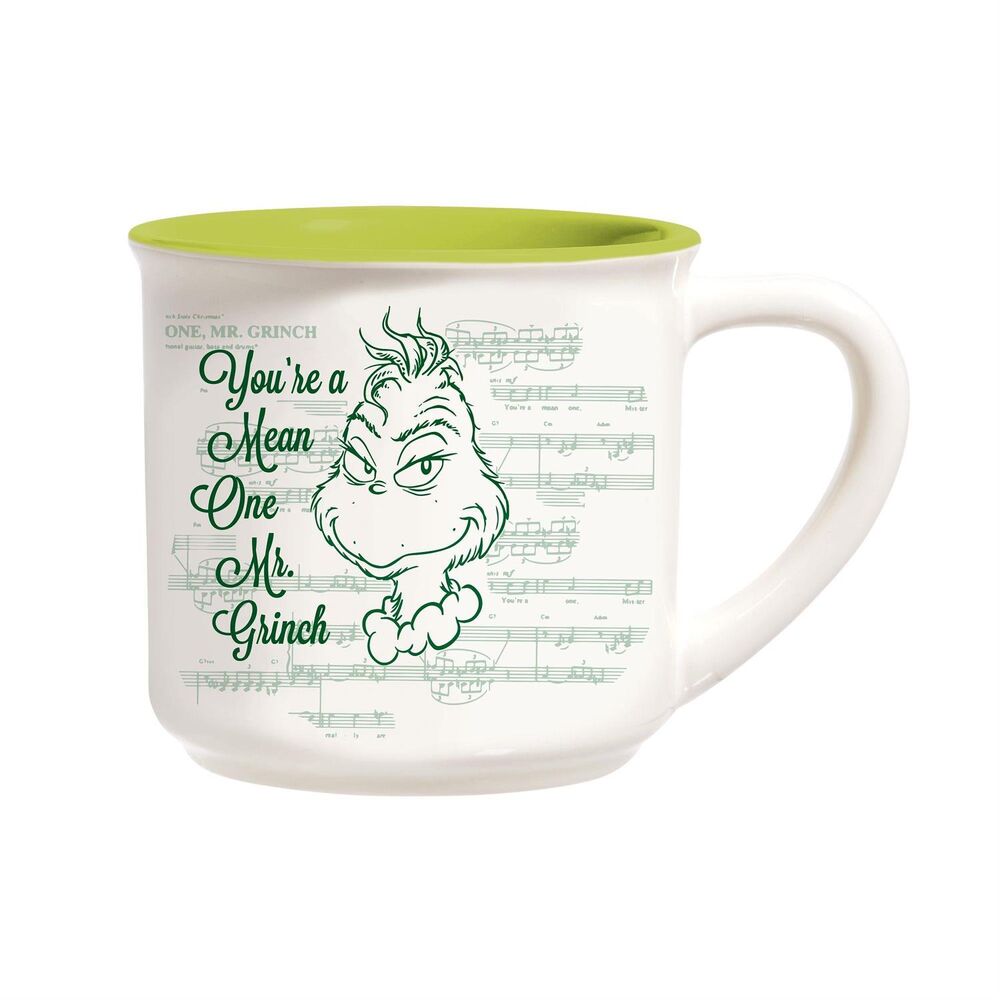 Dr Seuss The Grinch by Dept 56 - You're A Mean One Mr. Grinch Song Mug