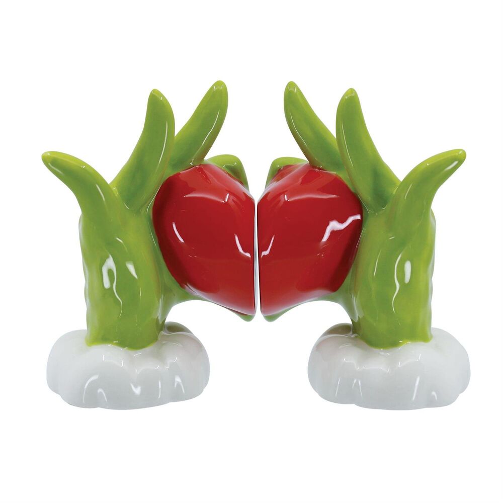 Whitehill - Grinch Heart Hands Salt & Pepper Set