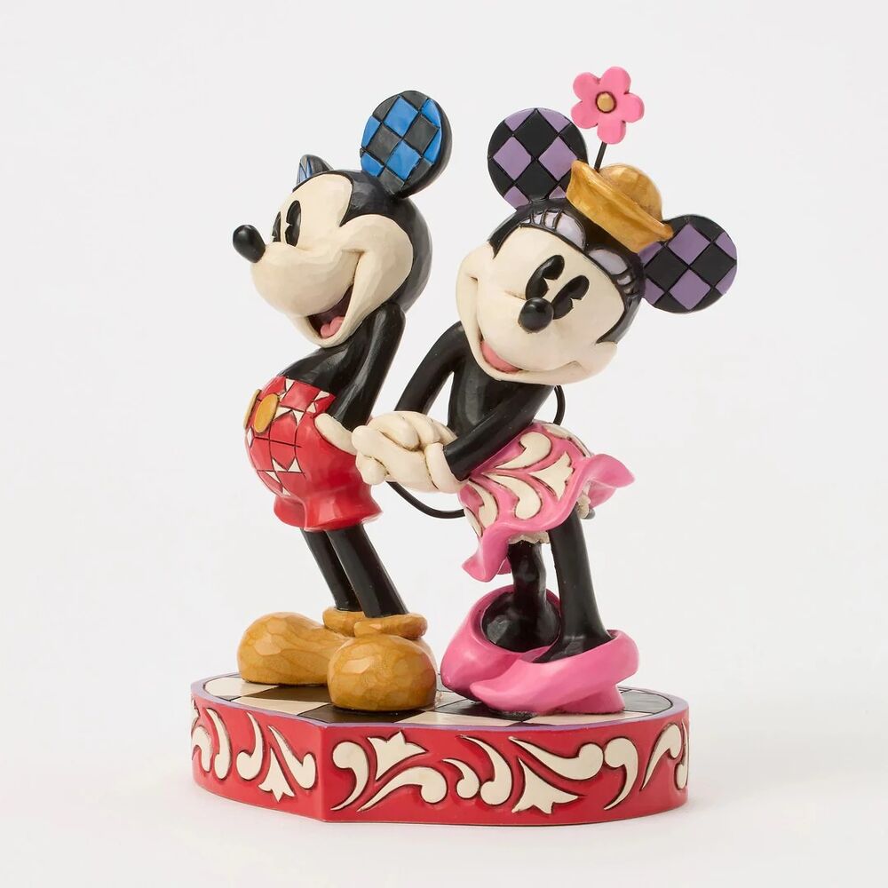 Jim Shore Disney Traditions - Mickey & Minnie Mouse - Tails of True Love