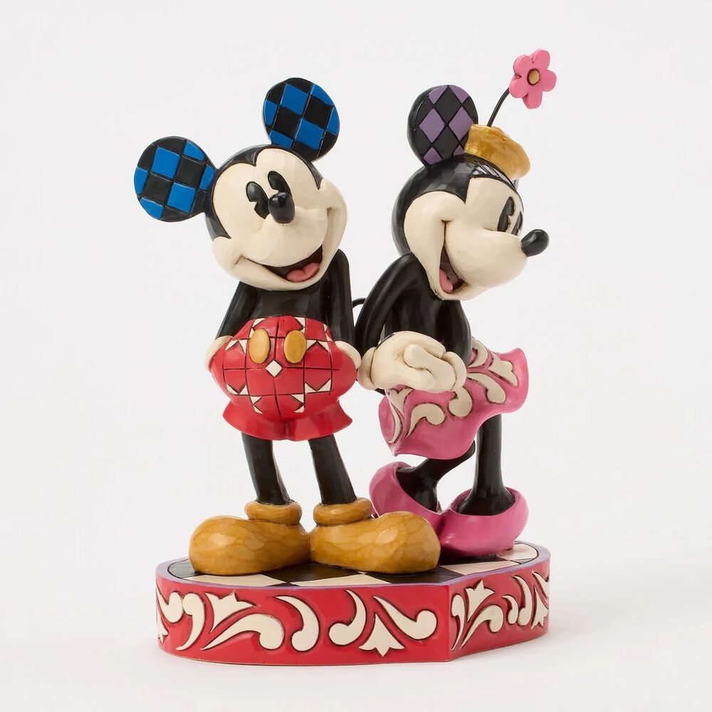 Jim Shore Disney Traditions - Mickey & Minnie Mouse - Tails of True Love