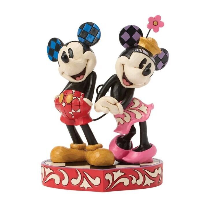 Jim Shore Disney Traditions - Mickey & Minnie Mouse - Tails of True Love