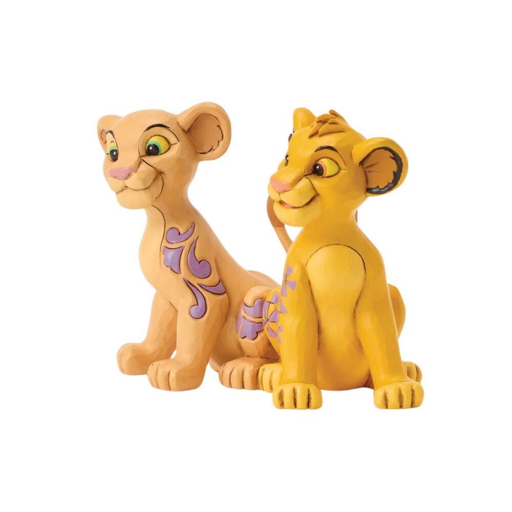 Jim Shore Disney Traditions - Simba & Nala Heart Tails - Circle of Love