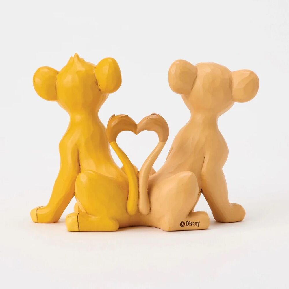Jim Shore Disney Traditions - Simba & Nala Heart Tails - Circle of Love