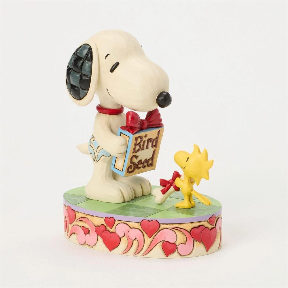 Peanuts by Jim Shore - Snoopy with Woodstock and Gifts