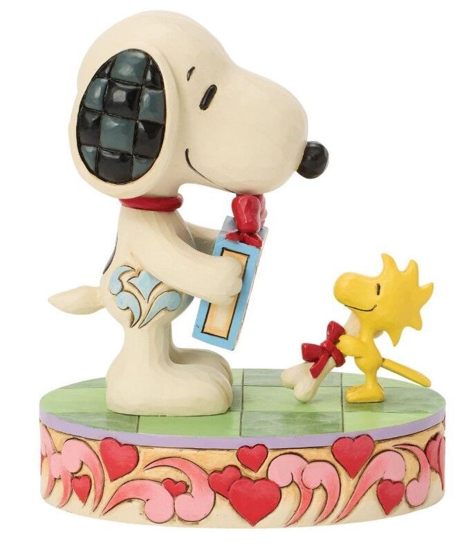 Peanuts by Jim Shore - Snoopy with Woodstock and Gifts