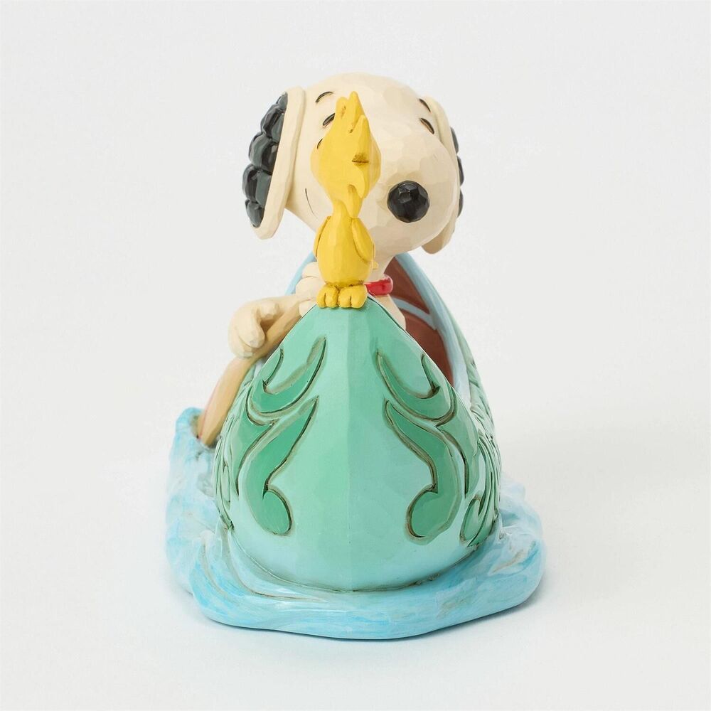 Peanuts by Jim Shore - Snoopy and Woodstock in Canoe