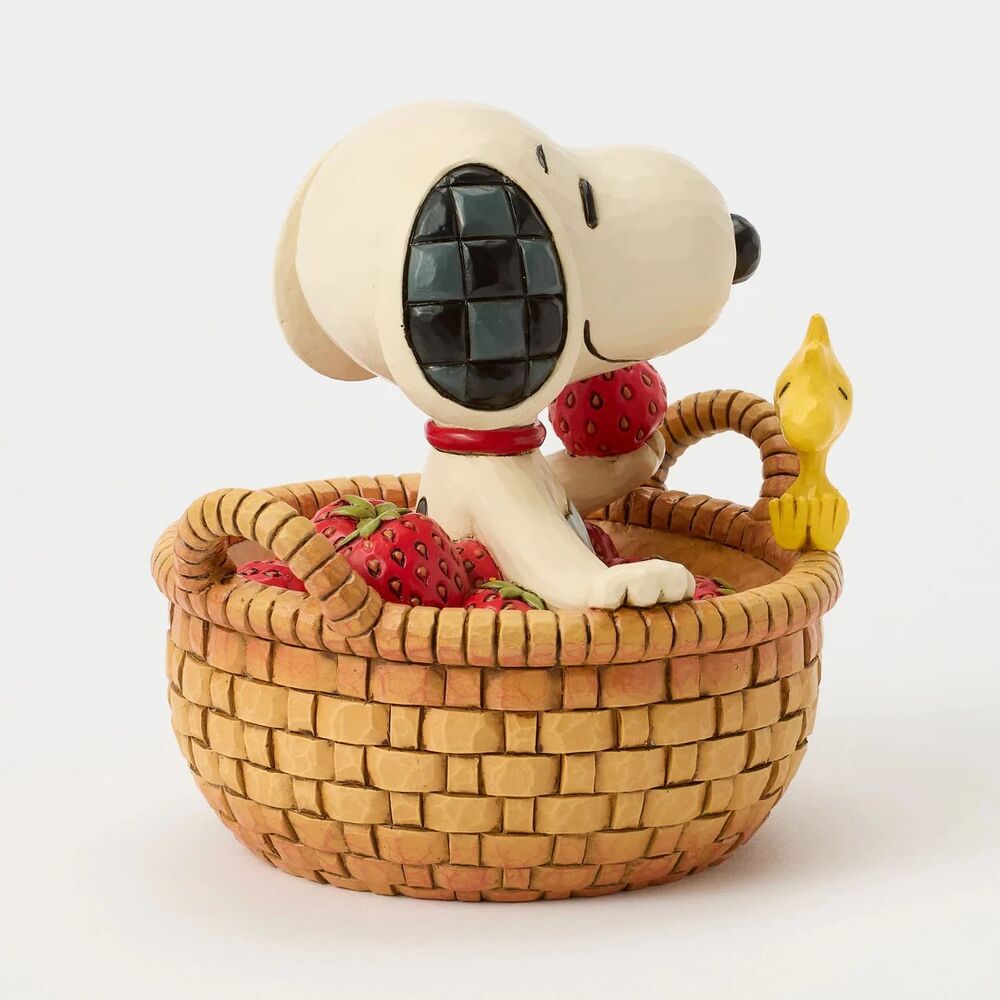 Peanuts by Jim Shore - Snoopy and Woodstock with Strawberries