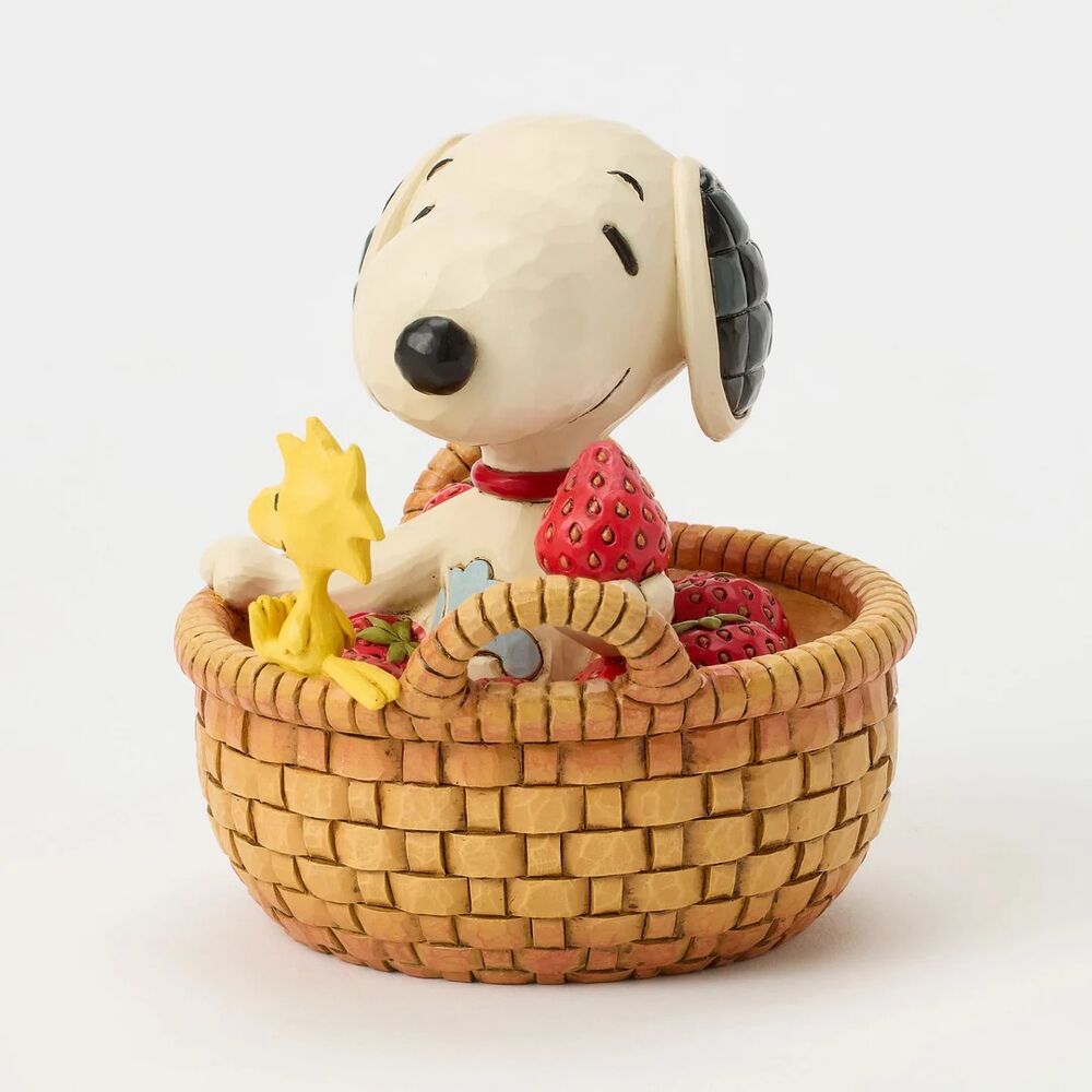 Peanuts by Jim Shore - Snoopy and Woodstock with Strawberries